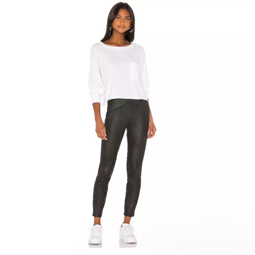 Free People Faux Suede Pants‎ Leggings Vegan Jegging H9